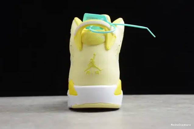 MaikeSneakers Floral (GS) Jordan 6 Yellow 543390-800 Dynamic Retro Air 0426